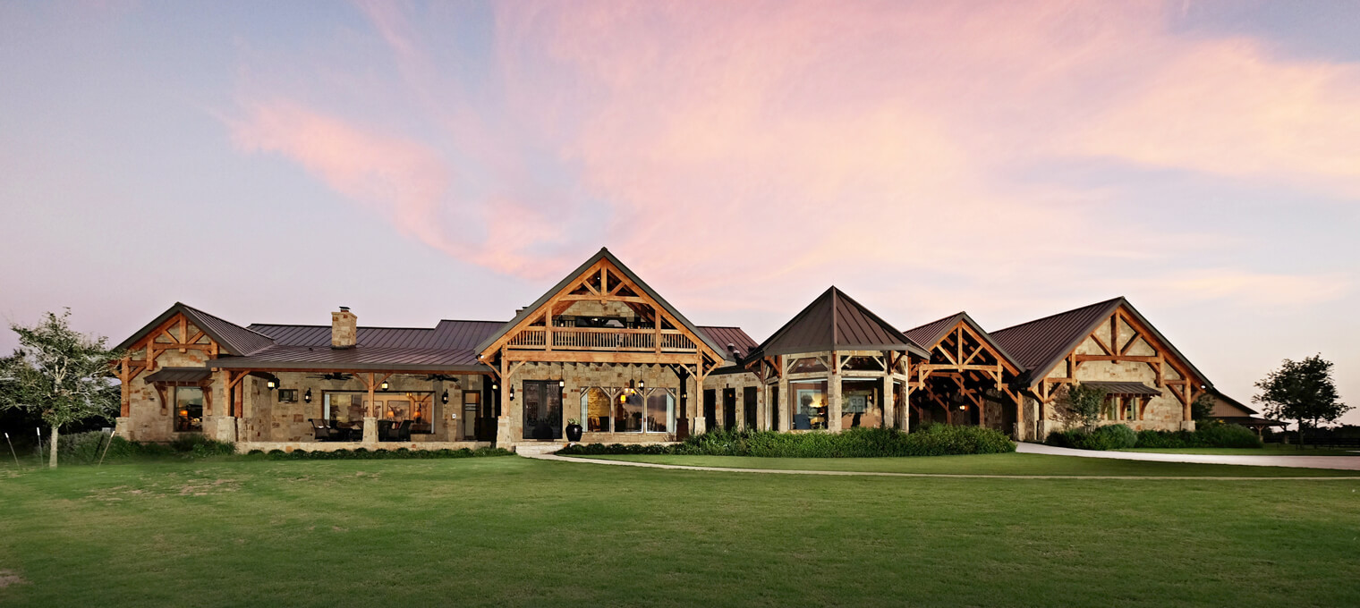 timber frame home south texas estate project 1
