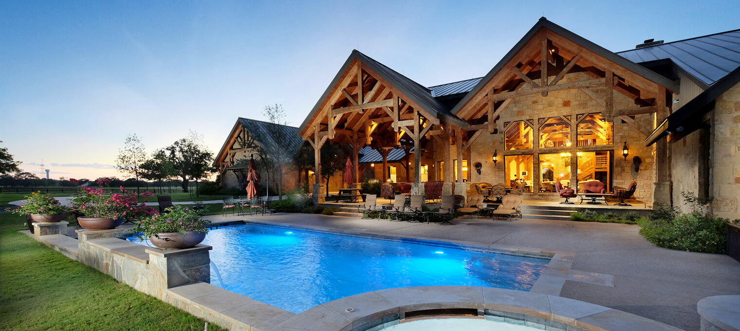 timber frame home south texas estate project 2