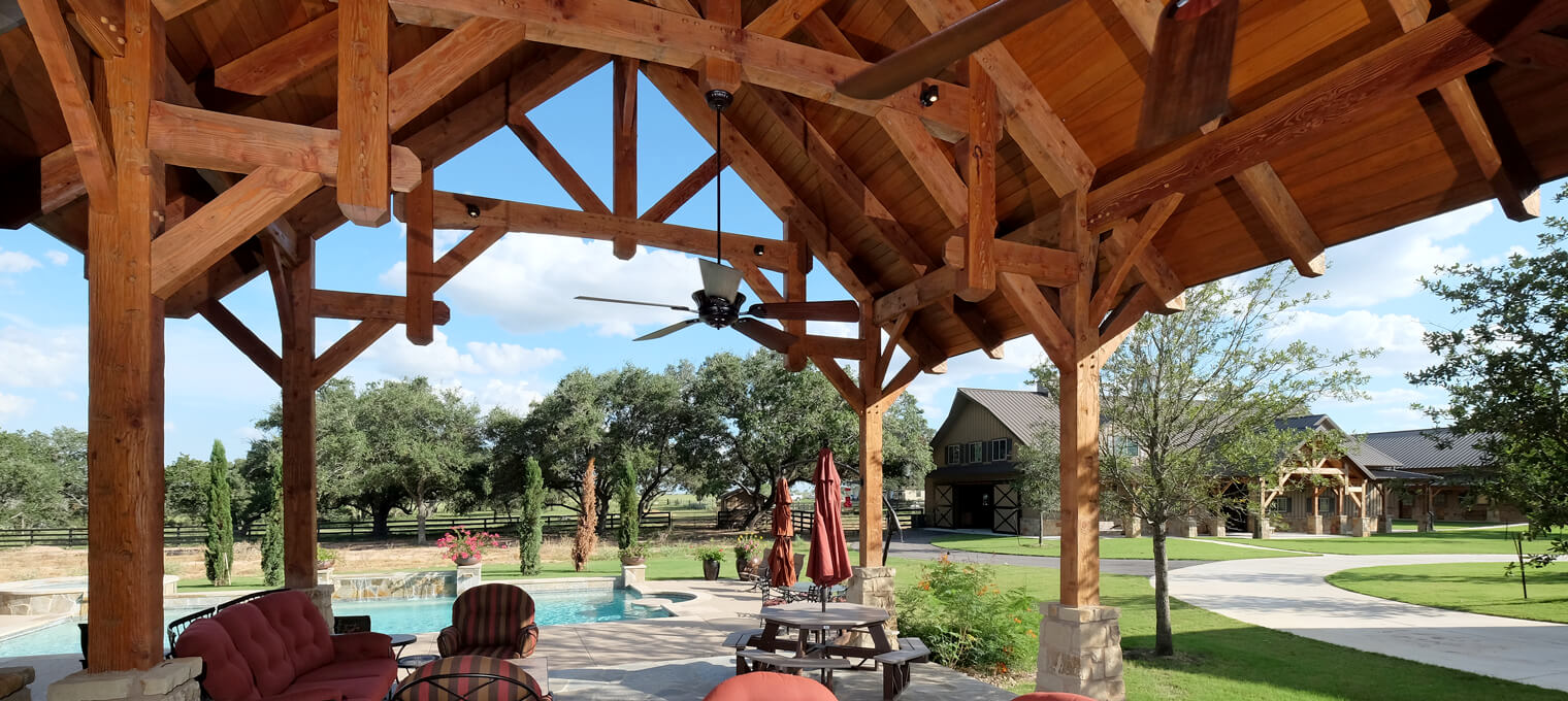timber frame home south texas estate project 3