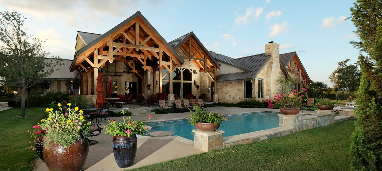 timber frame home south texas estate project 4