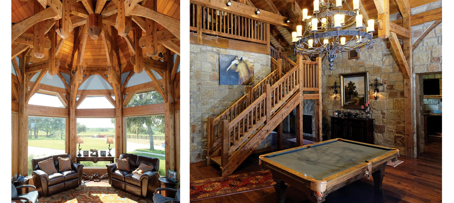timber frame home south texas estate project 9