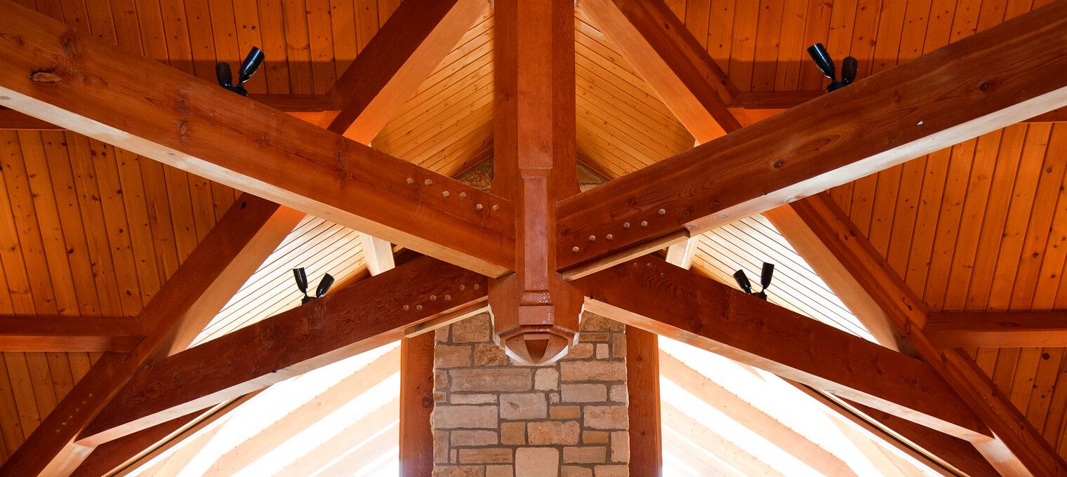 timber frame home truss hill country home 11