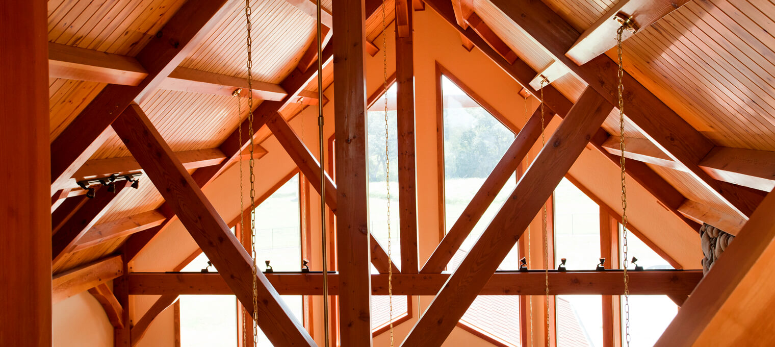 timber frame home trusses nautical design 10