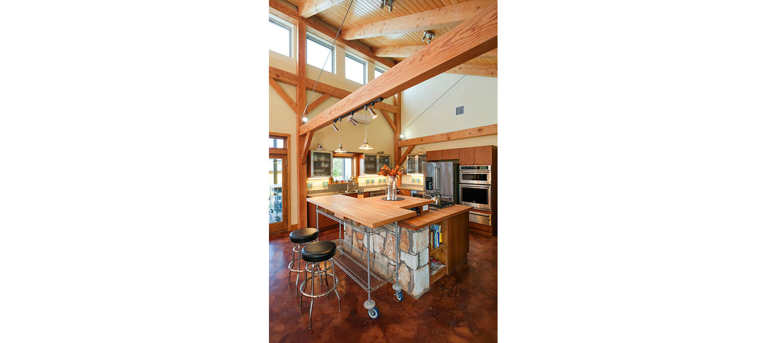 timber frame home architect's retreat3