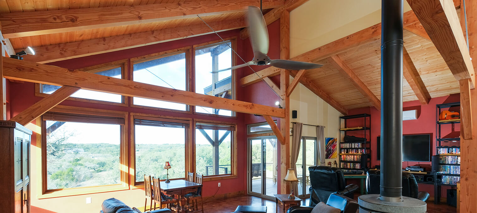 timber frame home architect's retreat5