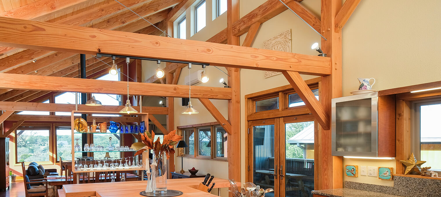 timber frame home architect's retreat6