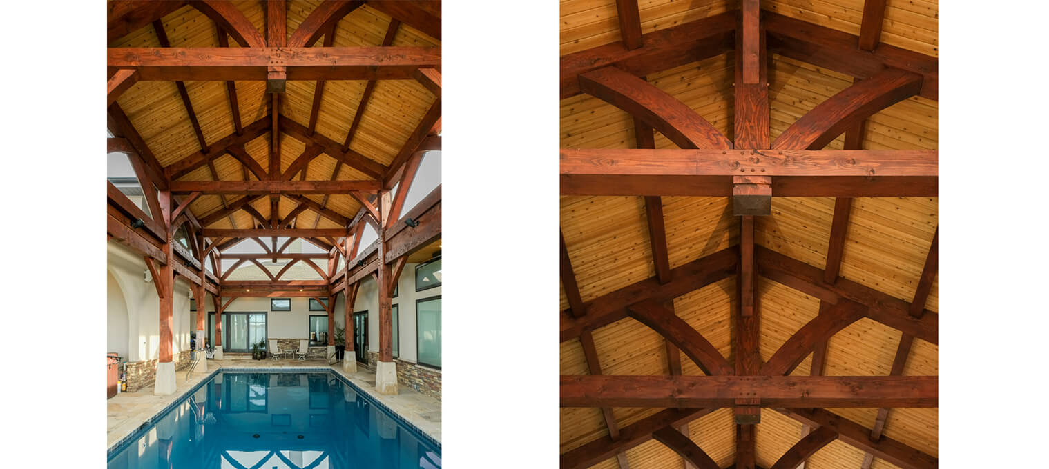 residential timber frame indoor/outdoor pool pavilion3