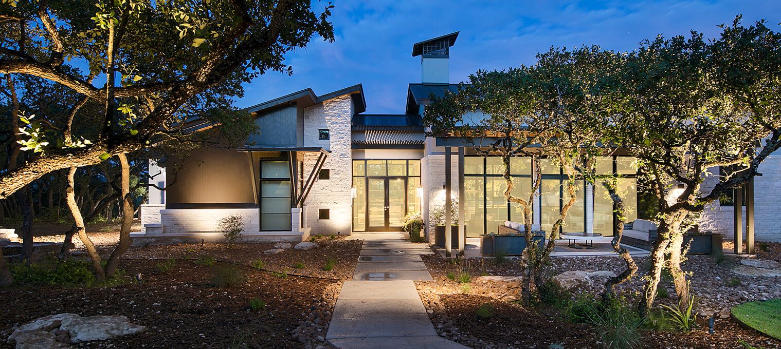 timber frame home Mixed Material Modern14
