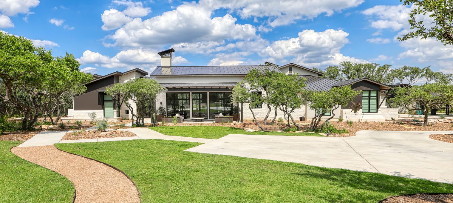 timber frame home Mixed Material Modern2