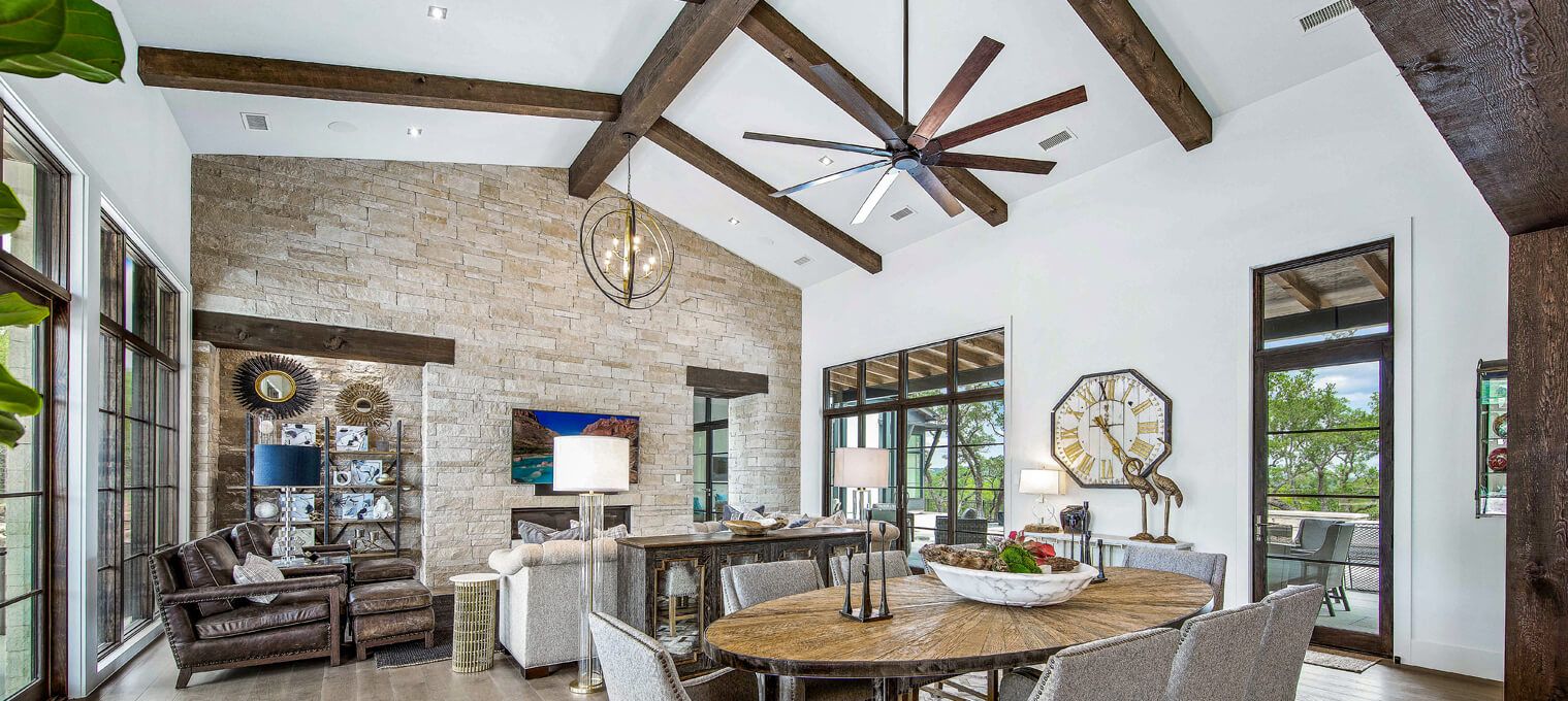 timber frame home Mixed Material Modern5