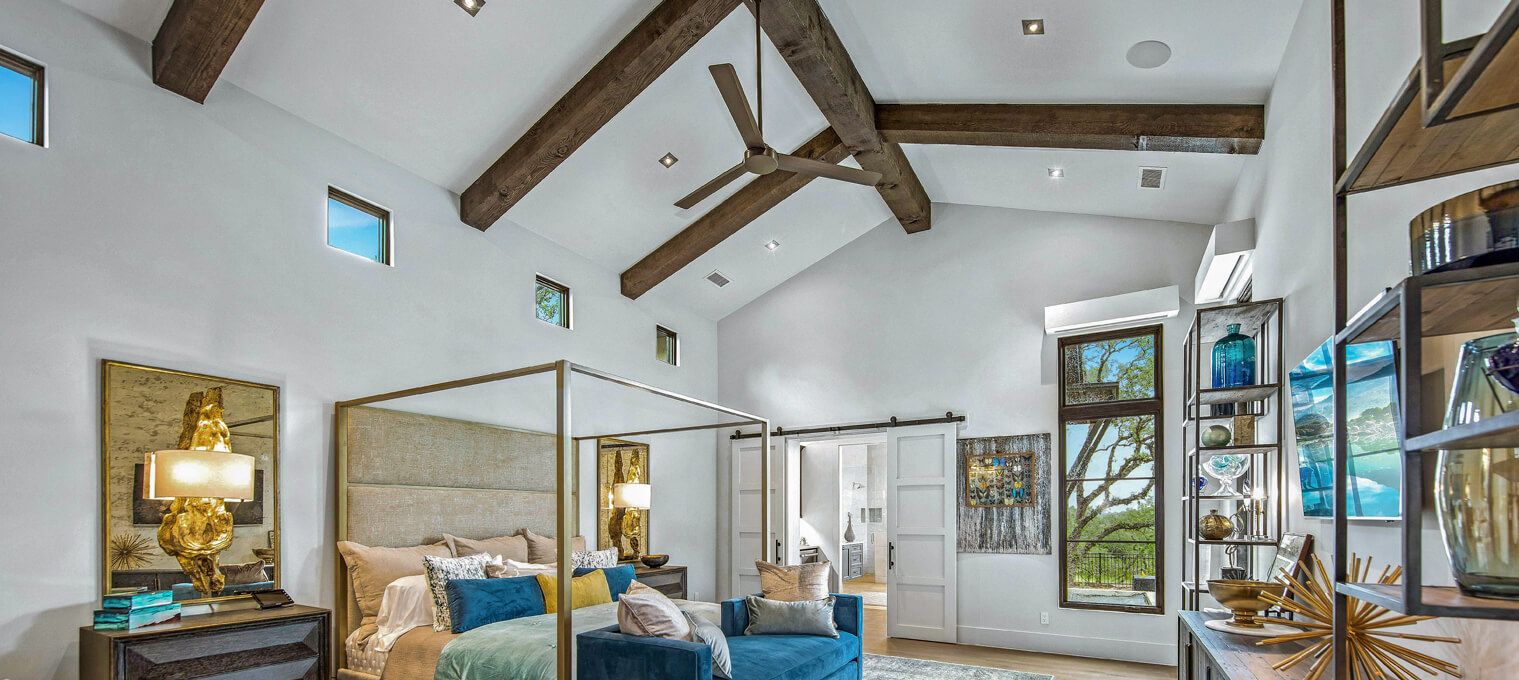 timber frame home Mixed Material Modern7