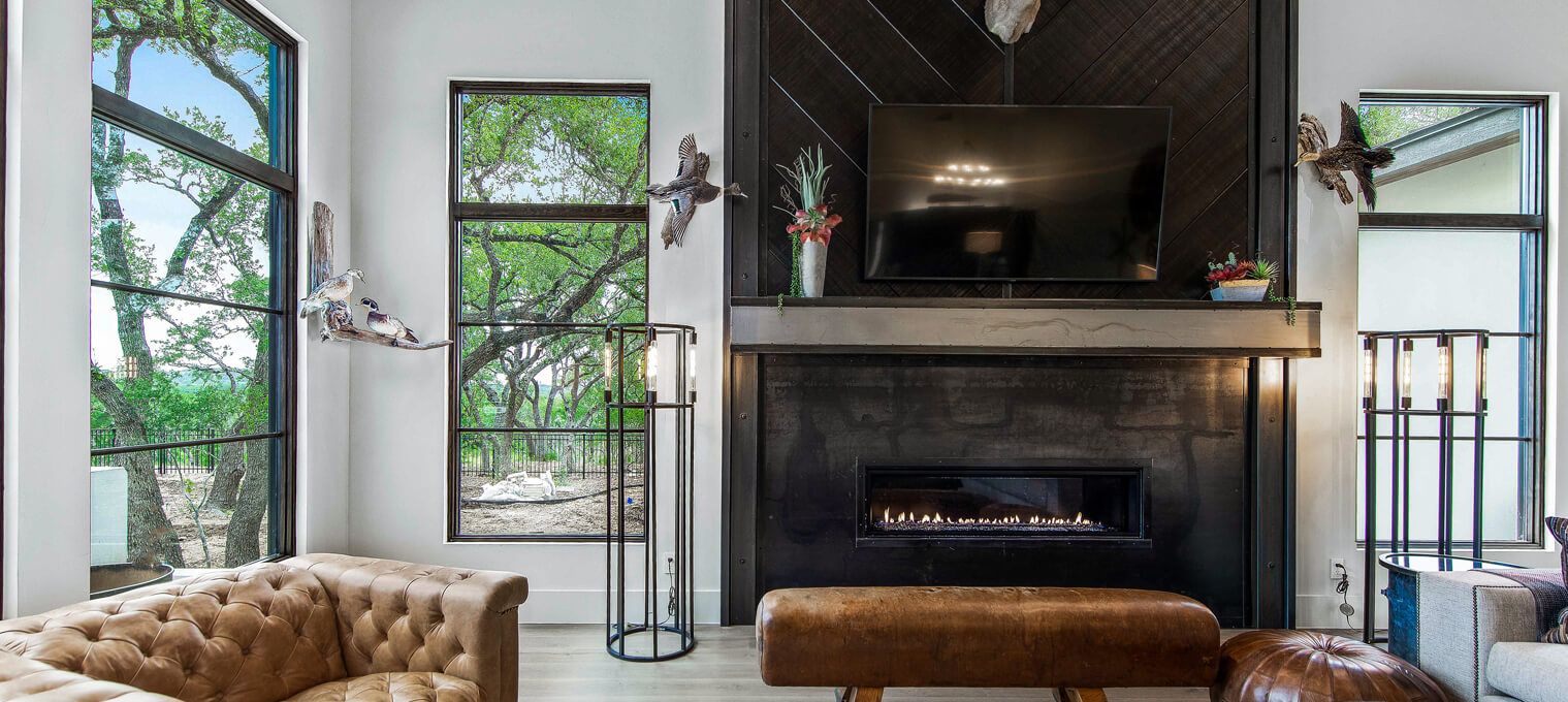 timber frame home Mixed Material Modern8