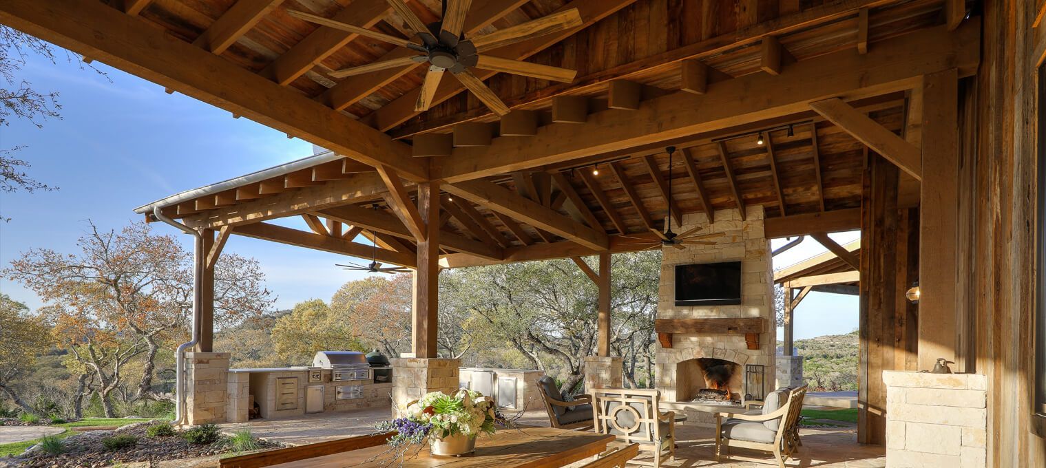 timber frame home Reclaimed Ranch3