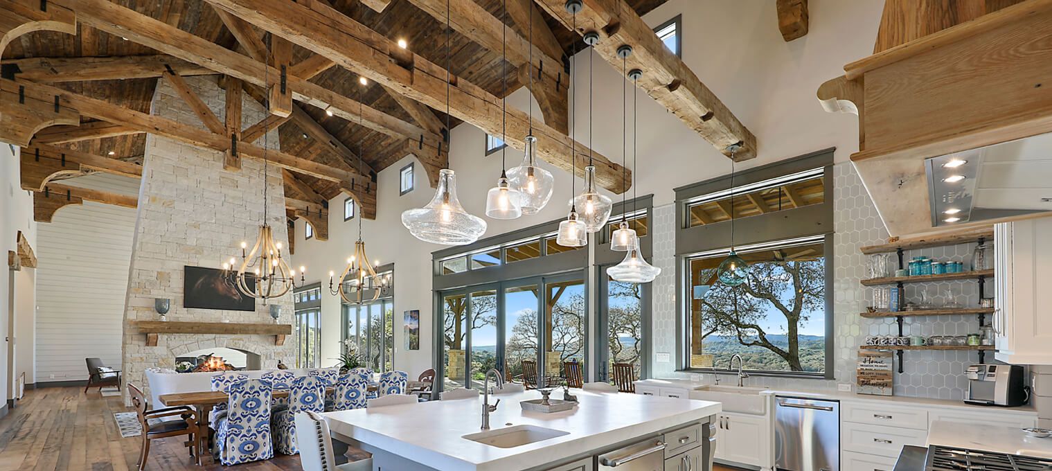 timber frame home Reclaimed Ranch5