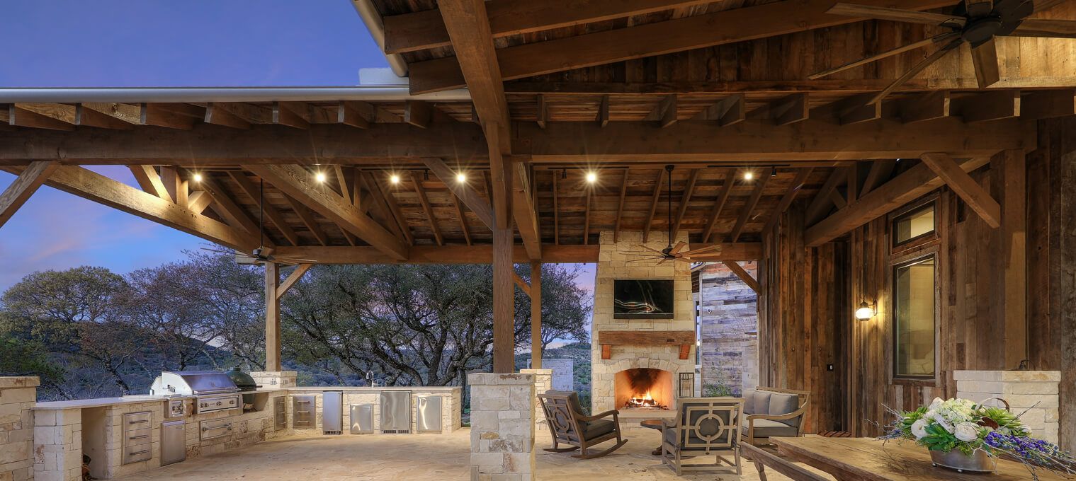 timber frame home Reclaimed Ranch6