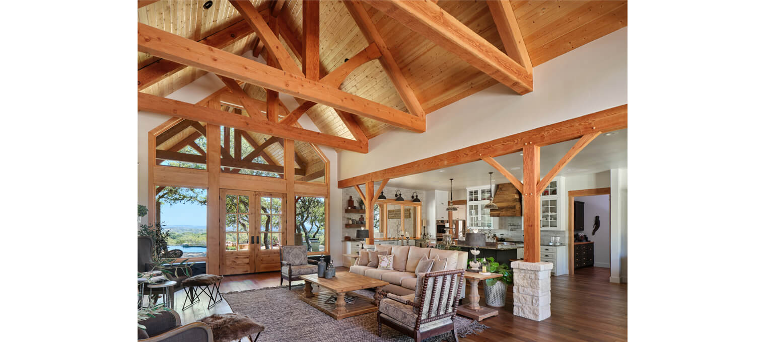 timber frame home Longbranch2