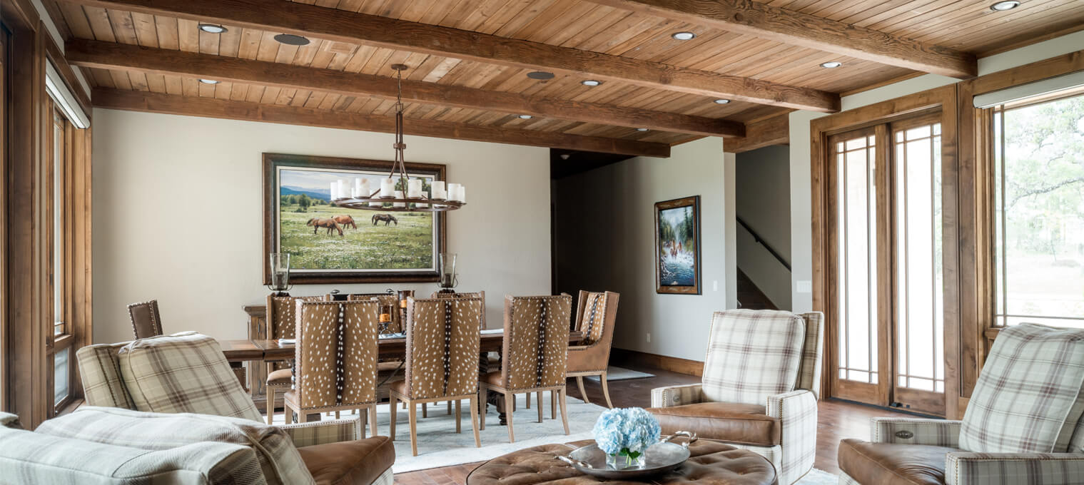timber frame home Mountain Ranch5