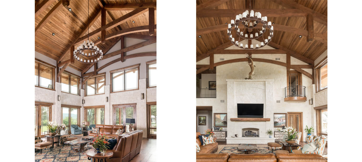 timber frame home Mountain Ranch9