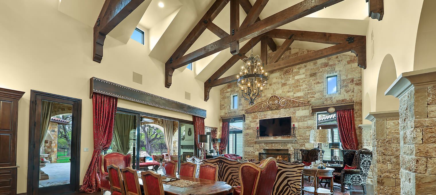 timber frame home Mediterranean6