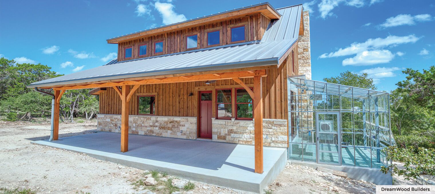 timber frame home Charming Farmhouse3
