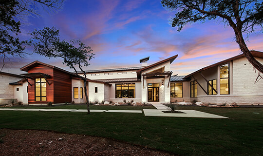 Contemporary Ridge Timber Frame Home