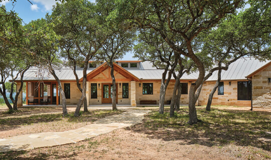 Travis Peak Timber Frame Home