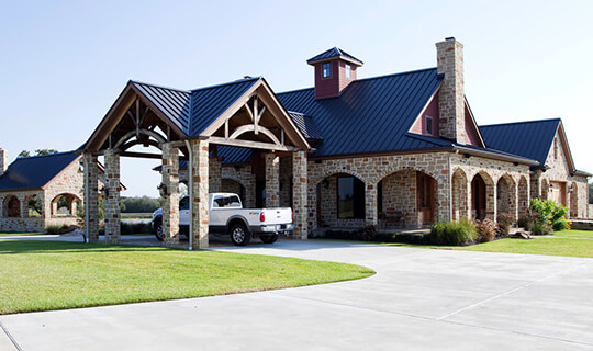 timber frame home ranch homestead