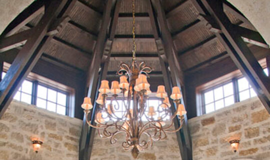 timber frame trusses & accents project