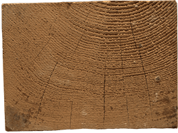 Wood Beam, timber free of heart center Example